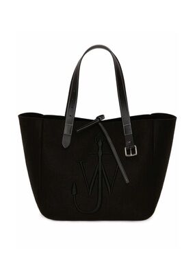 JW Anderson Belt embroidered logo tote bag